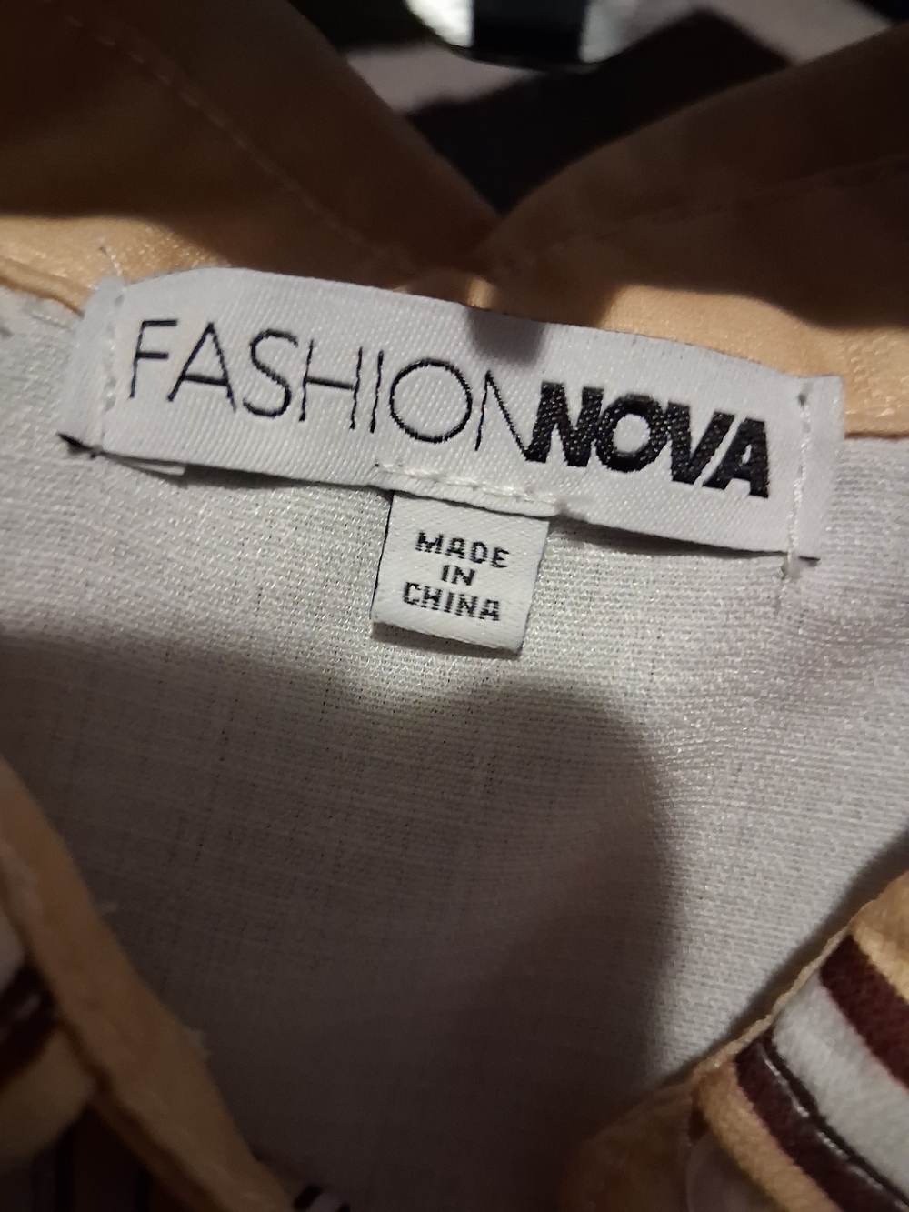 Fashion Nova Cream Palm-Print Mini Dress - Picture 8 of 10